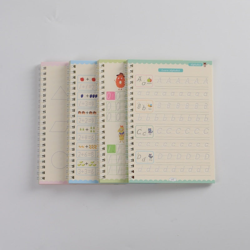 Groove Magic Copybook New Full English Version Training Children Immature Curriculum Transition Calligraphy Practice Board
